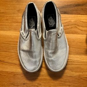 Vans slides silver